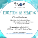 Reflecting on the Taos Education As Relating Conference